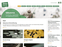 Tablet Screenshot of enviroplanning.se
